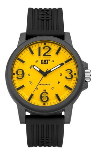 Reloj Caterpillar Hombre Linea Groovy Silicona Sumergible