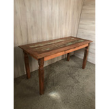 Mesa De Madeira Demolição 1,60 X 0,70 Envio Imediato