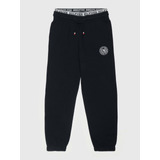 Joggers Azul Varsity Con Parche Th De Niño Tommy Hilfiger