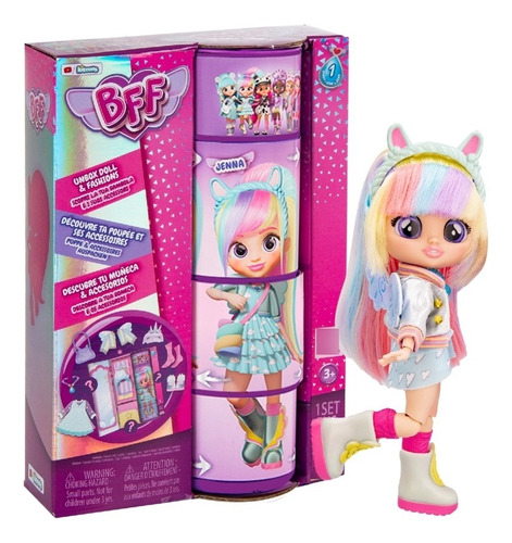 Muñeca Cry Babies Jenna 20cm Bff Serie 1 Original