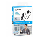 Boya Mic Lapela By-m1 M1 iPhone Smartphone Android Cabo 6m