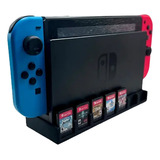 Suporte De Mesa Dock Para Nintendo Switch Com Suporte Cartão