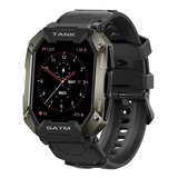 Smartwatch Kospet Rugged Tank M1 1.72  Caixa 43mm De  Metal E Plástico  Preta, Pulseira  Dark Night Black