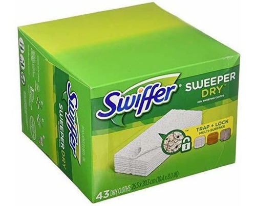 Recambios Swiffer Sweeper Dry Pad, Sin Perfume (86 Qt.)