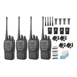 Radio Walkie Talkie Baofeng Bf-888s Uhf X4 Bateria 2800m Ah