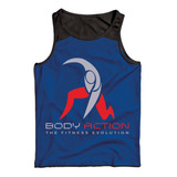 Musculosa Algodón Gym Training Mode Body Action Genetic