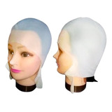 Gorros Para Reflejos De Latex Sin Perforar 12 Gorras Mechas Color Blanco