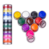 Kit 10 Tinta Cremosa Facial Pintura Artistica Kids Colormake