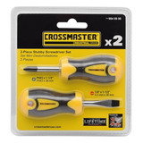 Juego Mini Destornilladores 2 Piezas Crossmaster 9940990