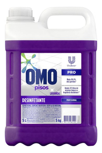 Desinf Omo Limpa Pisos Lavanda 5l