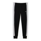 Calça Moletom Lacoste Jogger Com Lateral Em Colorblock