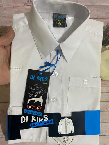 Camisa Escolar Niño  Talla 4 A 42nuevas!!!!