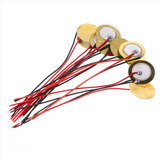 Pack 10 X Sensores Piezo Eléctrico 20mm Diámetro, Con Cable