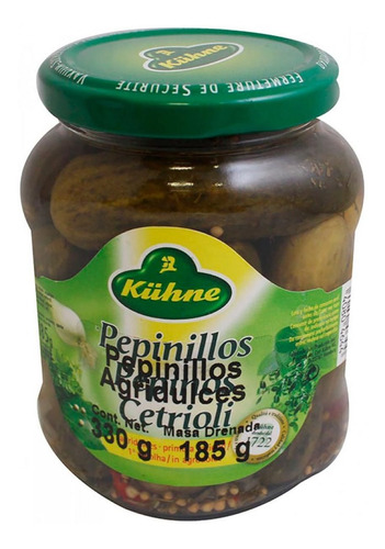 Pickle Alemão Kuhne Agridoce 330g