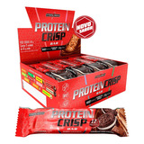 Suplemento Em Barra Integralmédica  Protein Crisp Bar Proteínas Protein Crisp Bar Sabor  Cookies And Cream Em Caixa De 540g 12 Un