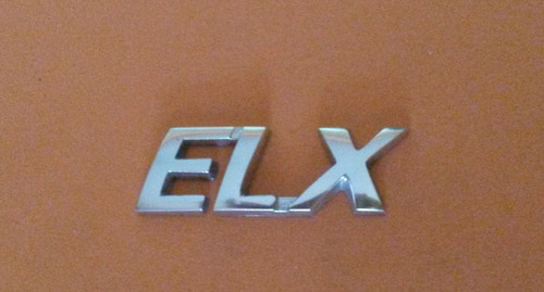 Emblema Fiat Palio Siena Elx En Metal Pulido Foto 4