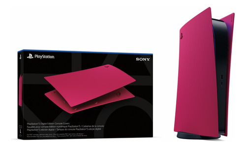 Cover Carcasa Para Consola Playstation 5 Ps5 Digital Edition Color Cosmic Red