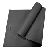 Colchoneta Mat Yoga 6mm Antideslizante Enrollable Negro