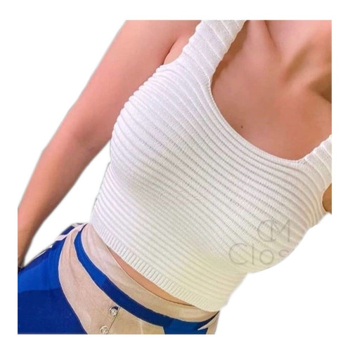 Blusinha Feminina Atacado Cropped Nevura Regata 10 Peças