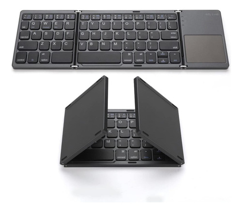 Janelas De Teclado De Toque Bluetooth Dobráveis Universais