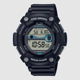 Reloj Hombre Casio Ws-1300h Luz Gráfico Mareas Fases Lunares