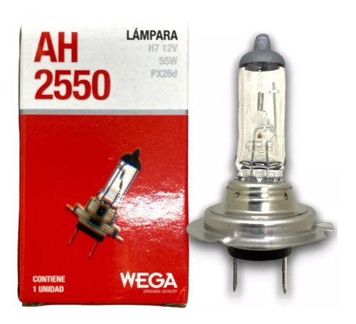 Lampara H7 Wega Px26d 12v 55w Premium Original