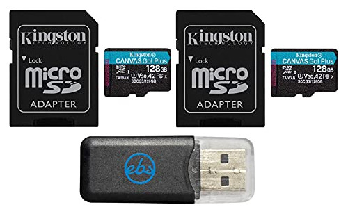 Tarjeta De Memoria Kingston Microsd Canvas Go Plus De 128 Gb