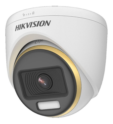 Cámara De Seguridad Hikvision Domo 2mp Metalica Colorvu