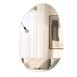 Espelho Orgânico Sala Banheiro Decorativo 45x30cm Ótimo Preç