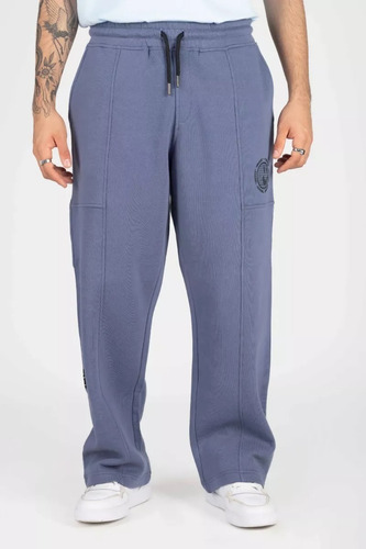 Pantalon De Buzo Smile Azul Acero Errante