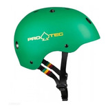 Casco Bici Pro Tec The Classic Bmx - Skate Style -full Salas Color Verde Rasta Talle L (58-60)