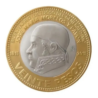 Moneda  De 20 Pesos Morelos  | Meses sin interés