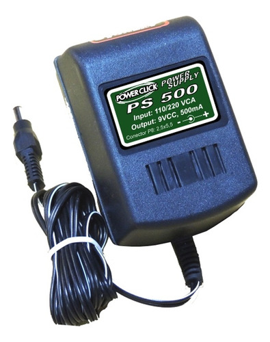 Fonte De Alimentação Power Click Ps500 9v 500ma Mx 4x4