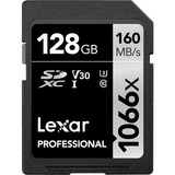 Cartão Memória Lexar Sd Xc 128gb Professional 1066x Uhs-i 