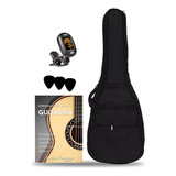 Funda Acolchada Guitarra Criolla + Afinador + Manual + Puas