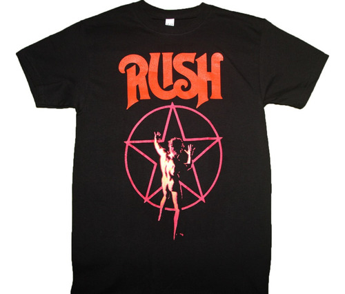 Gusanobass Playera Metal Rock Rush Classic Logo Progresivo