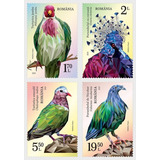 2021 Fauna- Aves- Palomas Exoticas - Rumania (sellos) Mint