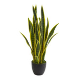 26 En Sansevieria Plantas De Seda Artificial Verde