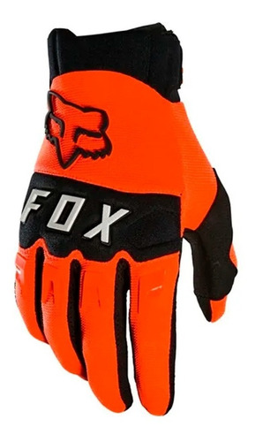 Guantes Cross Fox Dirtpaw Naranja Team Motorace