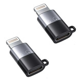 2pzs Adaptador Usbc Hembra Lightning Macho Para iPhone Audio