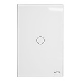 Interruptor Touch Sencillo Link Iot Vta+ Smart Home Color Blanco