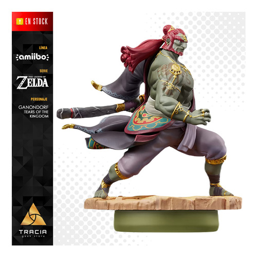 [  Amiibo Ganondorf ] Sellado Zelda Tears Kingdom | Tracia