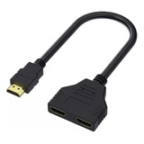 Hdmi Dos Entradas Hembra Y Una Salida Macho Y Hdmi