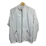 Campera Rompeviento adidas Blanca