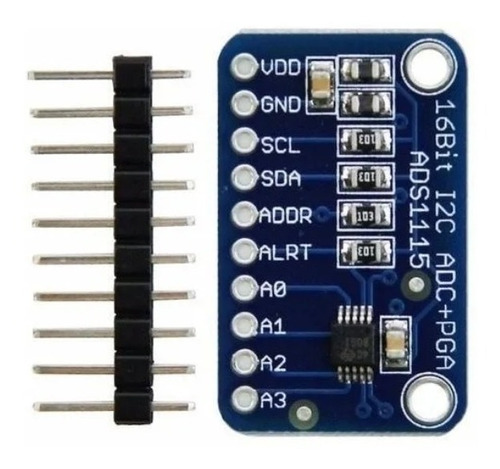 3x Ads1115 Conversor Analogico Digital 16 Bit I2c Adc Ardui