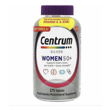 Centrum Silver 50+ Woman 275 Comprimidos Importado Eua 