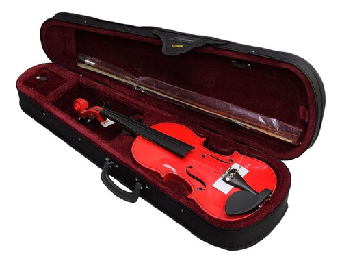 Violin Stradella 4/4 Verde Rojo Turquesa + Acc Musica Pilar