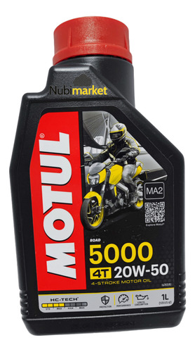 Aceite Para Motor Motul 5000 20w-50 Para Motos Y Cuatriciclos