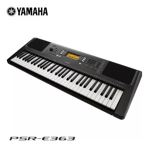 Teclado Yamaha Psr E-363 + Adaptador Pa-3c + Pedal