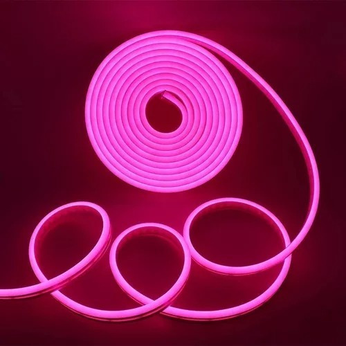 Kit Completo Manguera Luces Neon Led Flexible Color Fijo 5mt